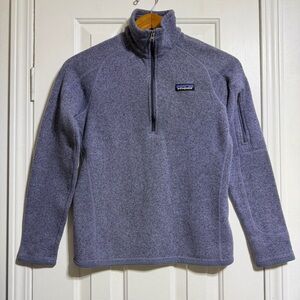 Patagonia women’s purple Better Sweater 1/4-Zip Fleece jacket  size Small